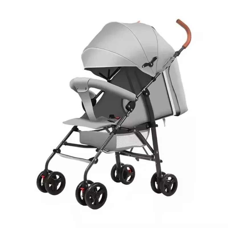 Baby strollers can sit and lie down ultra-light portable simple folding baby children's trolley