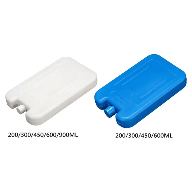 Ice Packs For Cooler 4Pcs Reusable Long Lasting Lunch Box Ice Packs Portable Freezer Blocks Keep Cool & Fresh For Lunch Bag Refrigerator Air Conditioner Fan, For Cooler