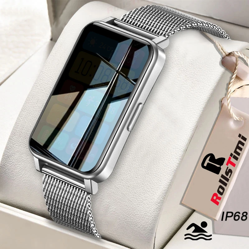

New 1.57inch Smart Watch Lady Smartwatch men 2022 Waterproof Fitness Tracker Fashion Sport Bracelet for Huawei IOS Android phone