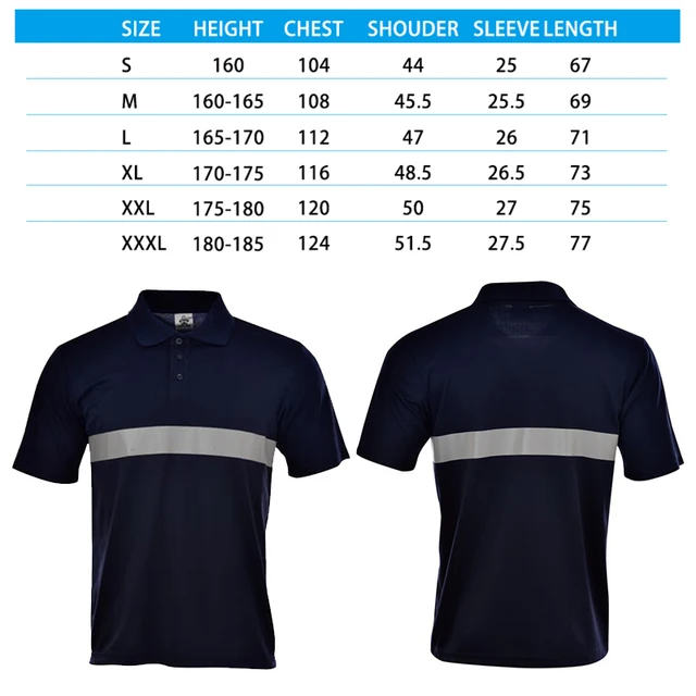 Hi Vis Polo Safety Work Shirt