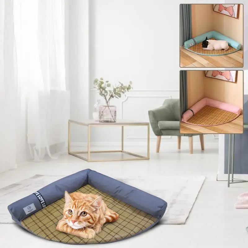 

Pet Sleeping Mat Summer Detachable Cooling Blanket Washable Puppy Waterproof Self Cooling Summer Mat Breathable Pet Supplies