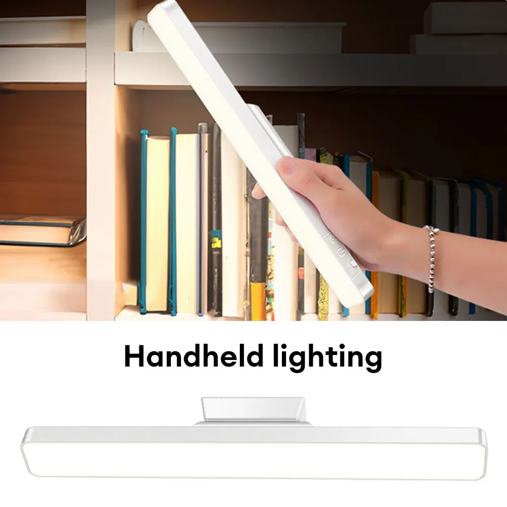LED 테이블 램프 무선 마그네틱 터치 데스크 램프, USB 충전식 독서 야간 조명, 캐비닛 주방 옷장 거울 램프