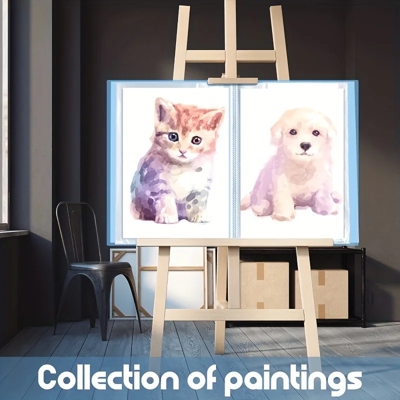 A3/A4 DIY Diamond Painting Storage Book 30Pages Photo Album Display Book  Information Folder Painting PaperPoster Collect Book - AliExpress