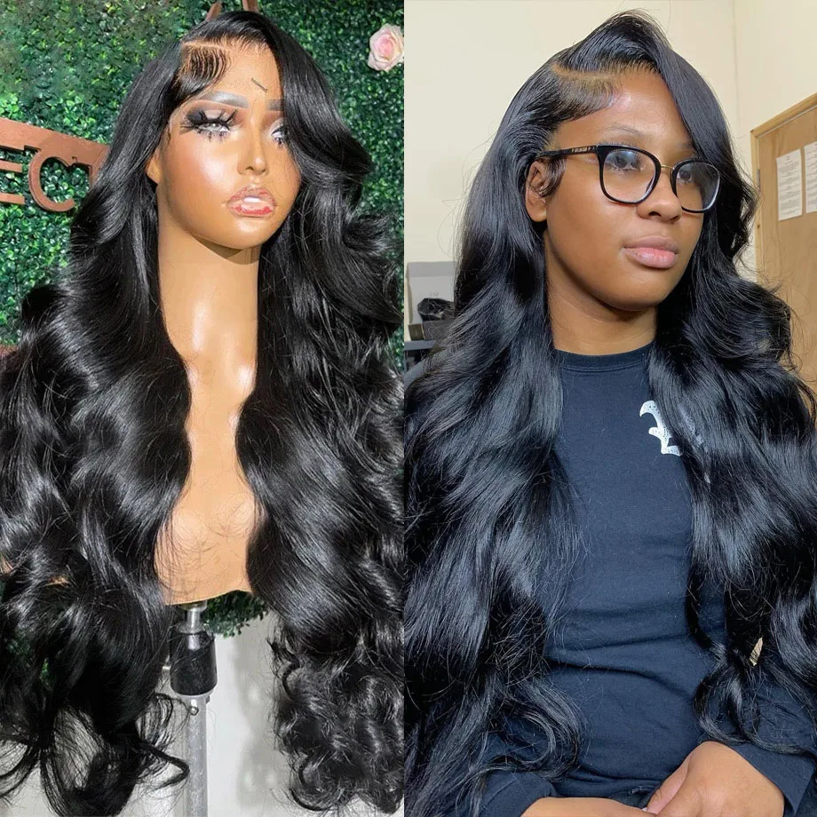 

250 Density 40Inch Glueless Wig Human Hair For Women 13x6 Hd Body Wave Lace Frontal Wig Brazilian 13x4 Water Wave Lace Front Wig