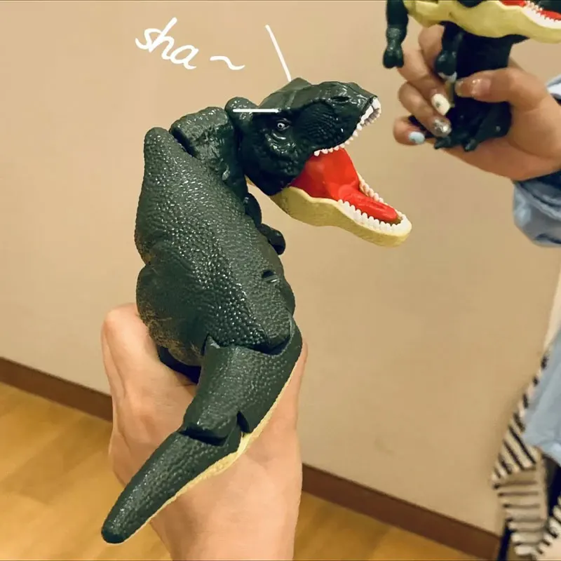 Pressing Dinosaurs Bites Trigger The T-Rex  Moving Dinosaur Puzzle Novel Children's Fun Toys Pop Up Novel Gift 5
