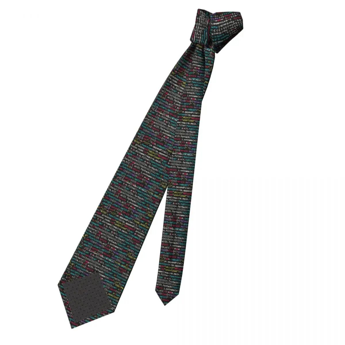 Coding Programmer Nerd Geek Neckties Men's Silk Science Hacker Computer Code Neck Ties for Office