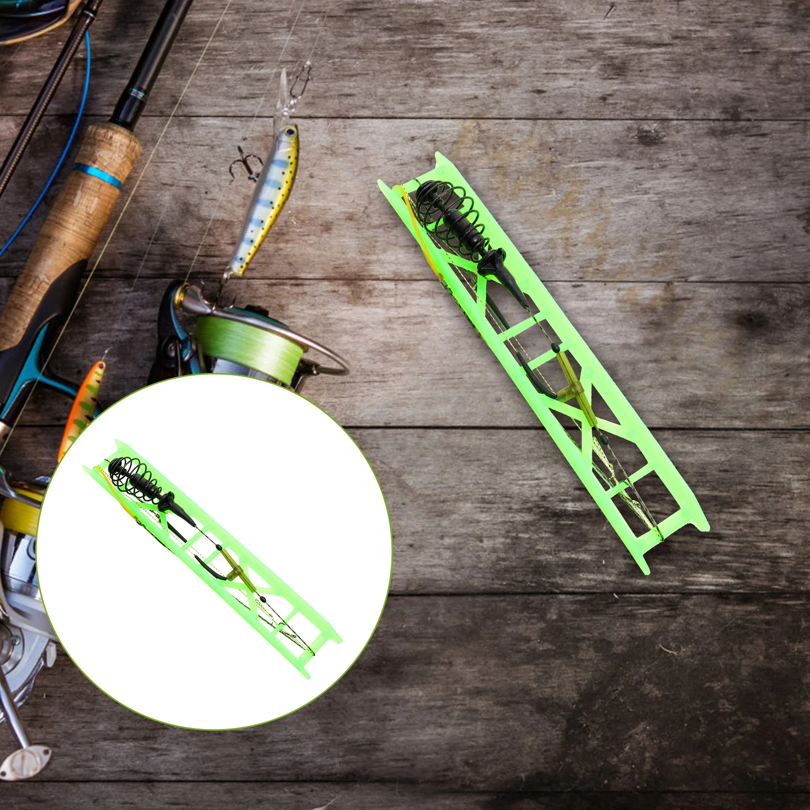 

Spring Dimple Coarse Fishing Tackles Bait Cage Hook Carp Catfish Supplies Barb Trap Sprung