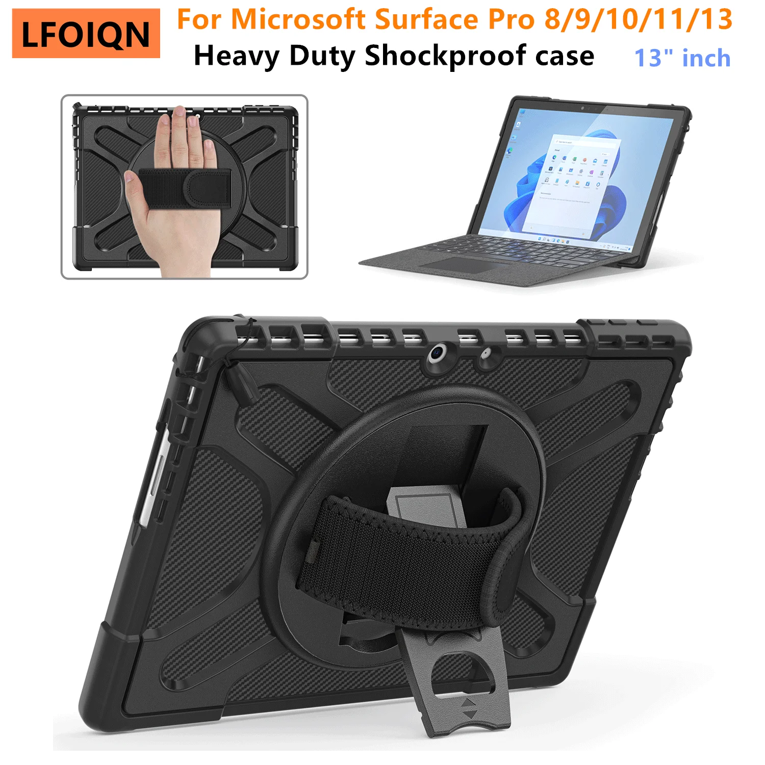 Durable Stand Hybrid Protective Case