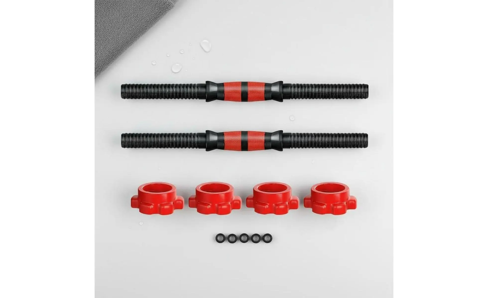 Dumbbell Screw Nut Deep Thread Design Dumbbell Spinlock Collar Asterisk-Shaped Lock Collar Easy to Install/Remove Fitness Dumbbell Screw Nut Deep Thread Design Dumbbell Spinlock Collar Asterisk-Shaped Lock Collar Easy to Install/Remove Fitness
