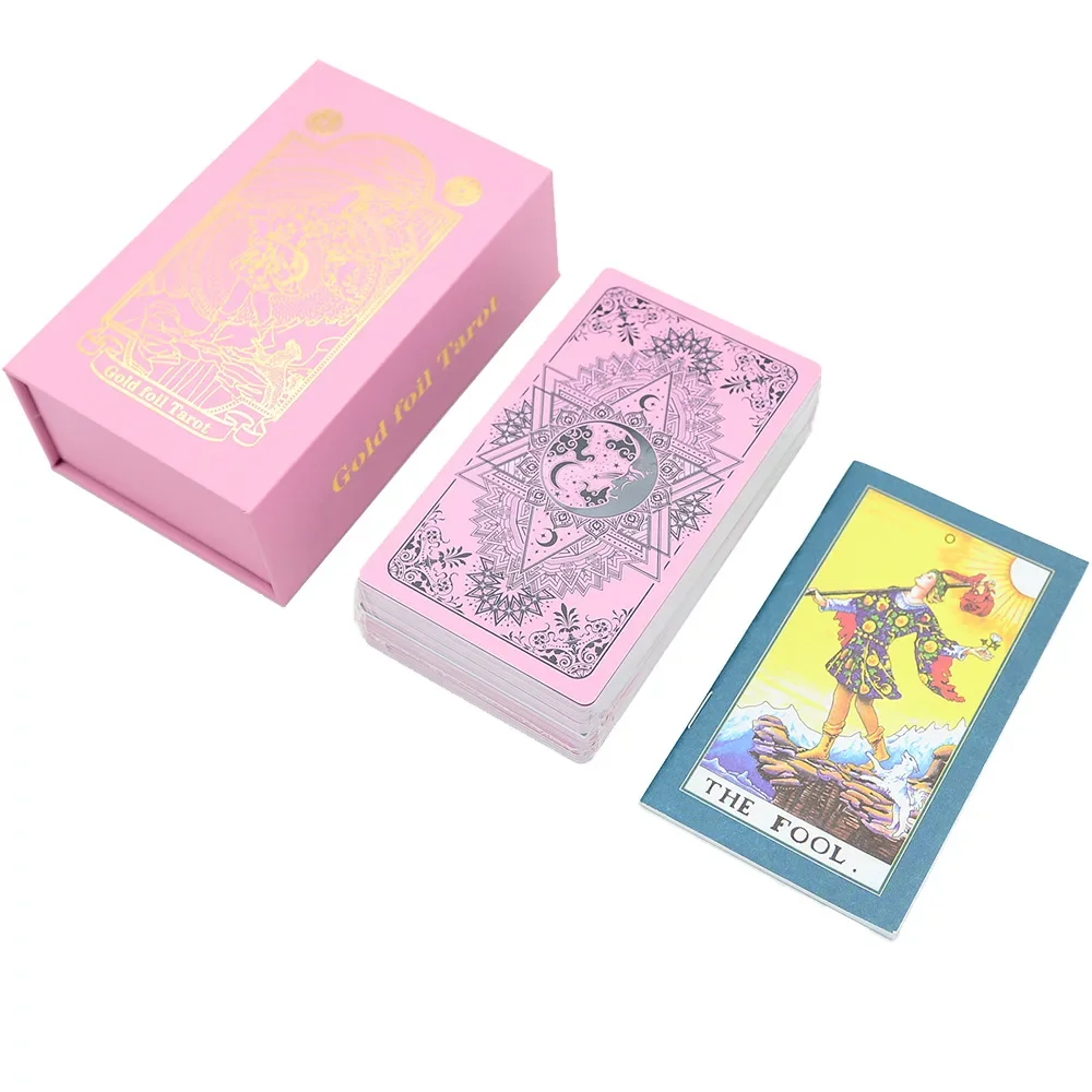 初心者とコレクターのための金箔タロットカード、まばゆいばかり