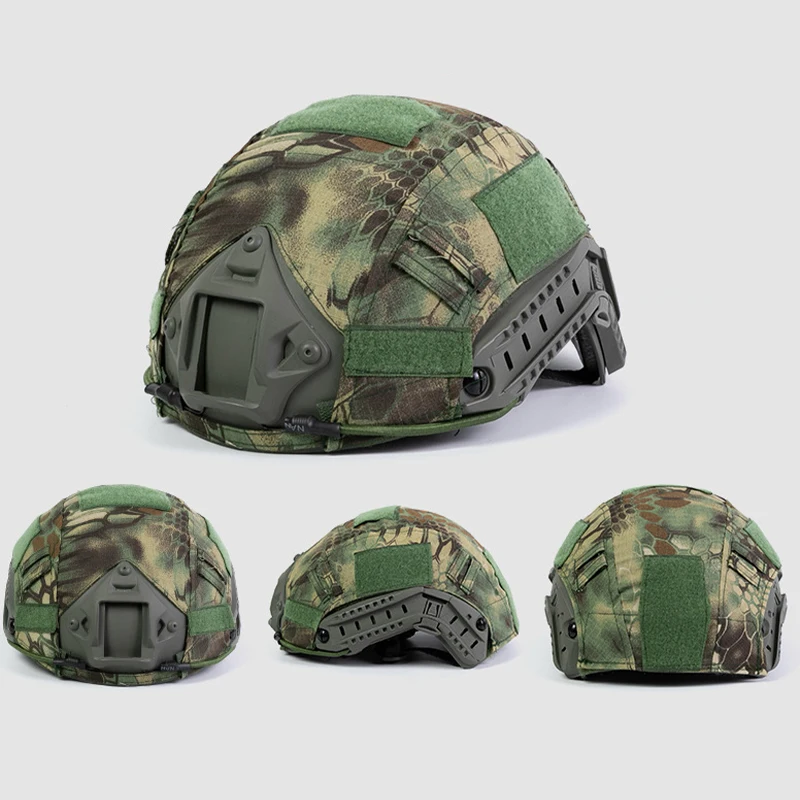 52-60Cm Tactical Helmet Cover Circonferenza Della Testa Casco Airsoft Paintball War Game Gear Cs Fast Helmet Cover Multicolor