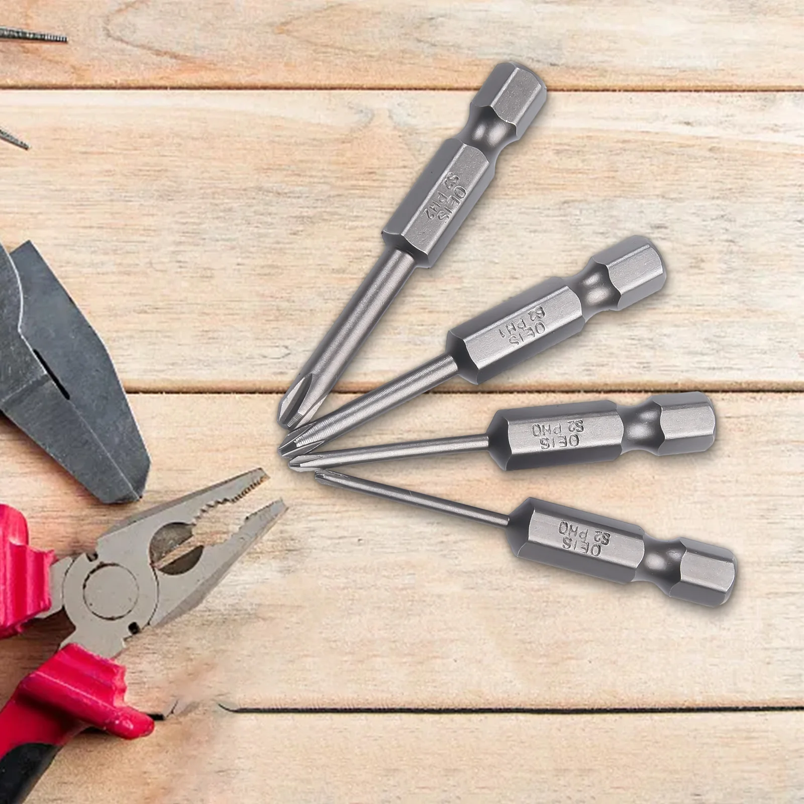 

1/4 Hex Shank Screwdriver Bits PH00 Hand Tools Magnetic Bits Multifuctional PH2 Precision Cross Electric Drills