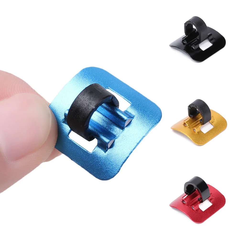 5/10Pcs Stick-on Kabel Guide Fahrrad Shift Bremse Gehäuse Linie Schläuche Schnalle Rohr Festen Clip Aluminium fahrrad Öl Rohr Klemme Adapter – Detail 8