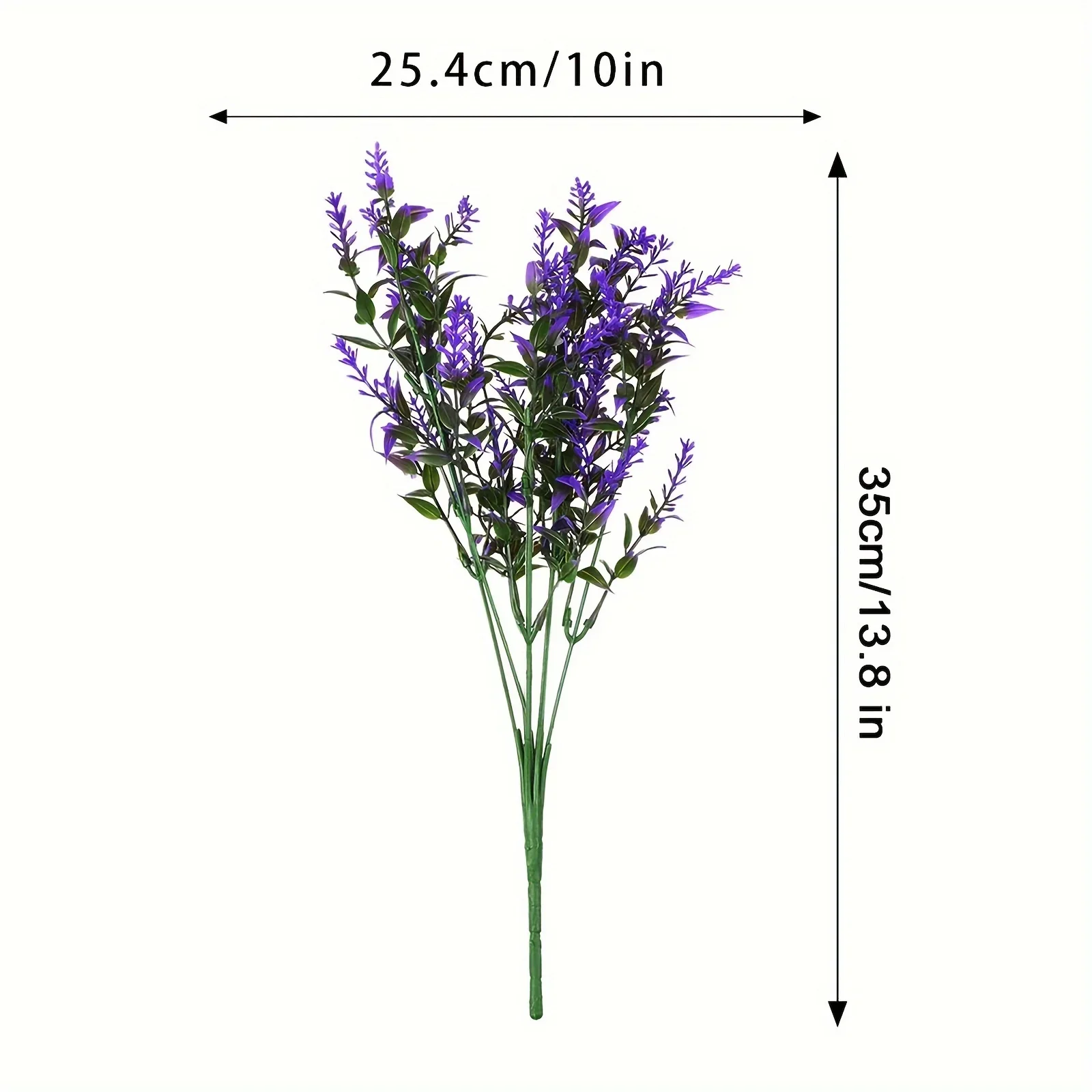 16 Mazzetti Di Fiori Di Lavanda Artificiali UV Resistenti – Piante In Plastica Realistiche Per Decorazione Casa, Giardino, Balcone E Cesti (Colore Viola)