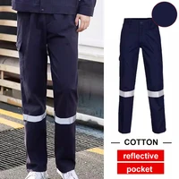 Men's High Visibility Reflective Work Pants