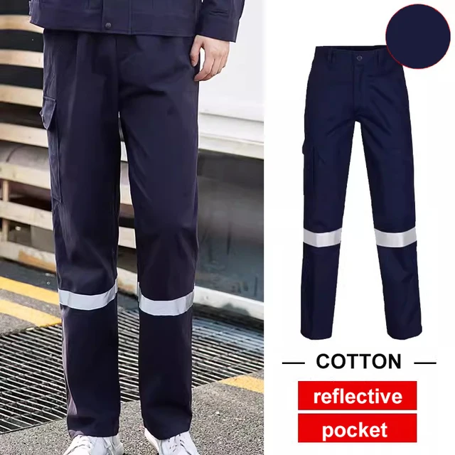 Men's High Visibility Reflective Work Pants