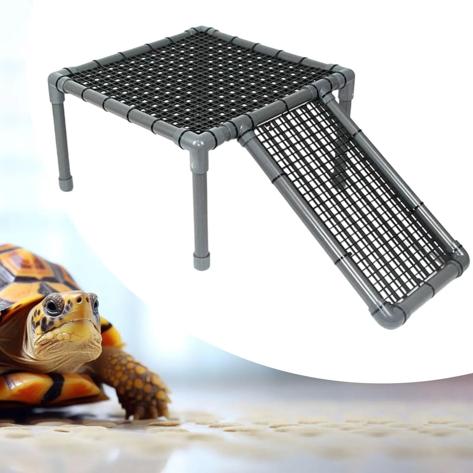 Turtle Basking Platform Reptile Habitat Climbing Shelf for Frog Semi Aquatic Animals Small Reptiles Tortoises Salamanders
