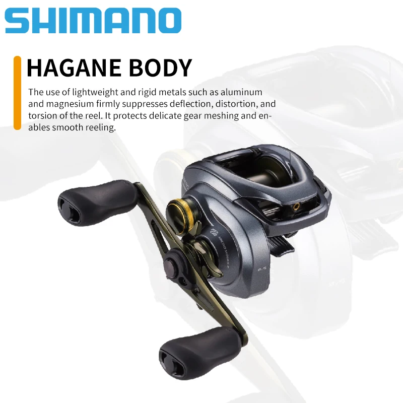 2022 New SHIMANO CURADO DC Baitcasting Fishing Reels 6/1BB Gear