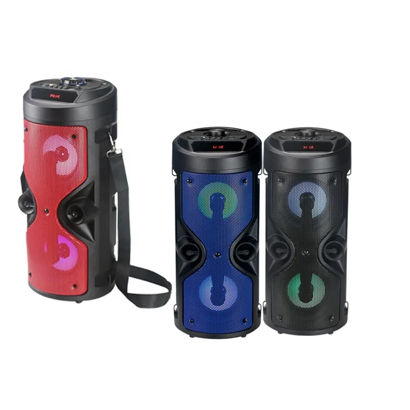 Kinglucky 2022 new outdoor wireless bluetooth speaker portable high-power remote control k song loudspeaker subwoofer