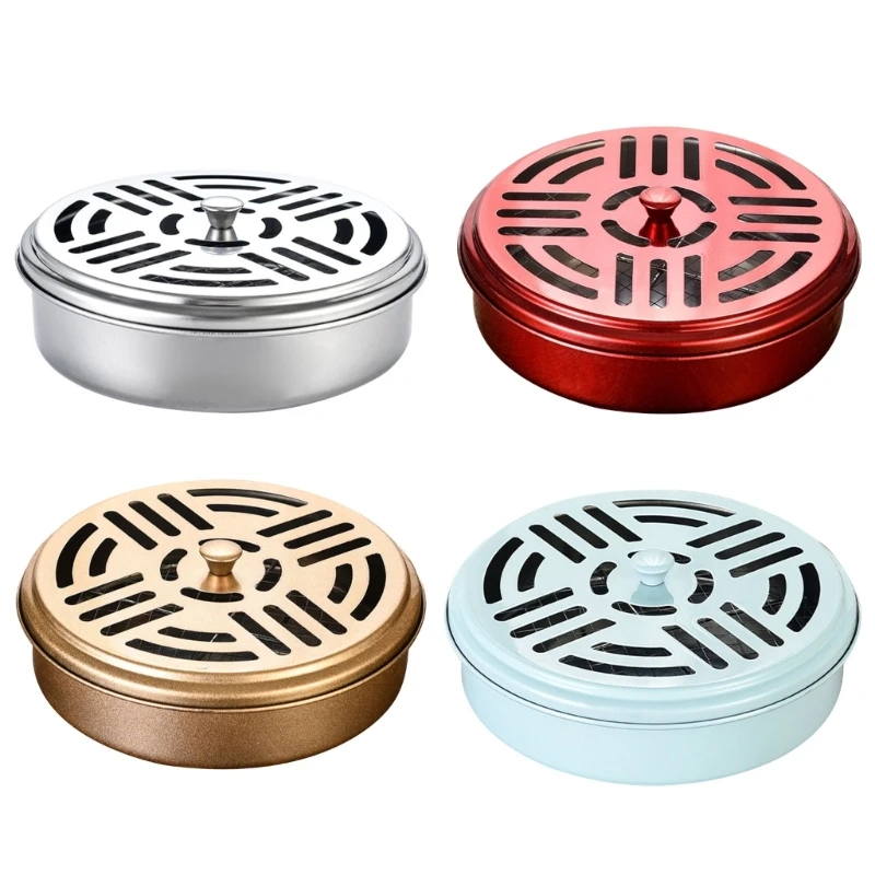 

Portable Coil Holder Incense Box Holder Fireproof ​Incense Burners with ​Handle for Travel