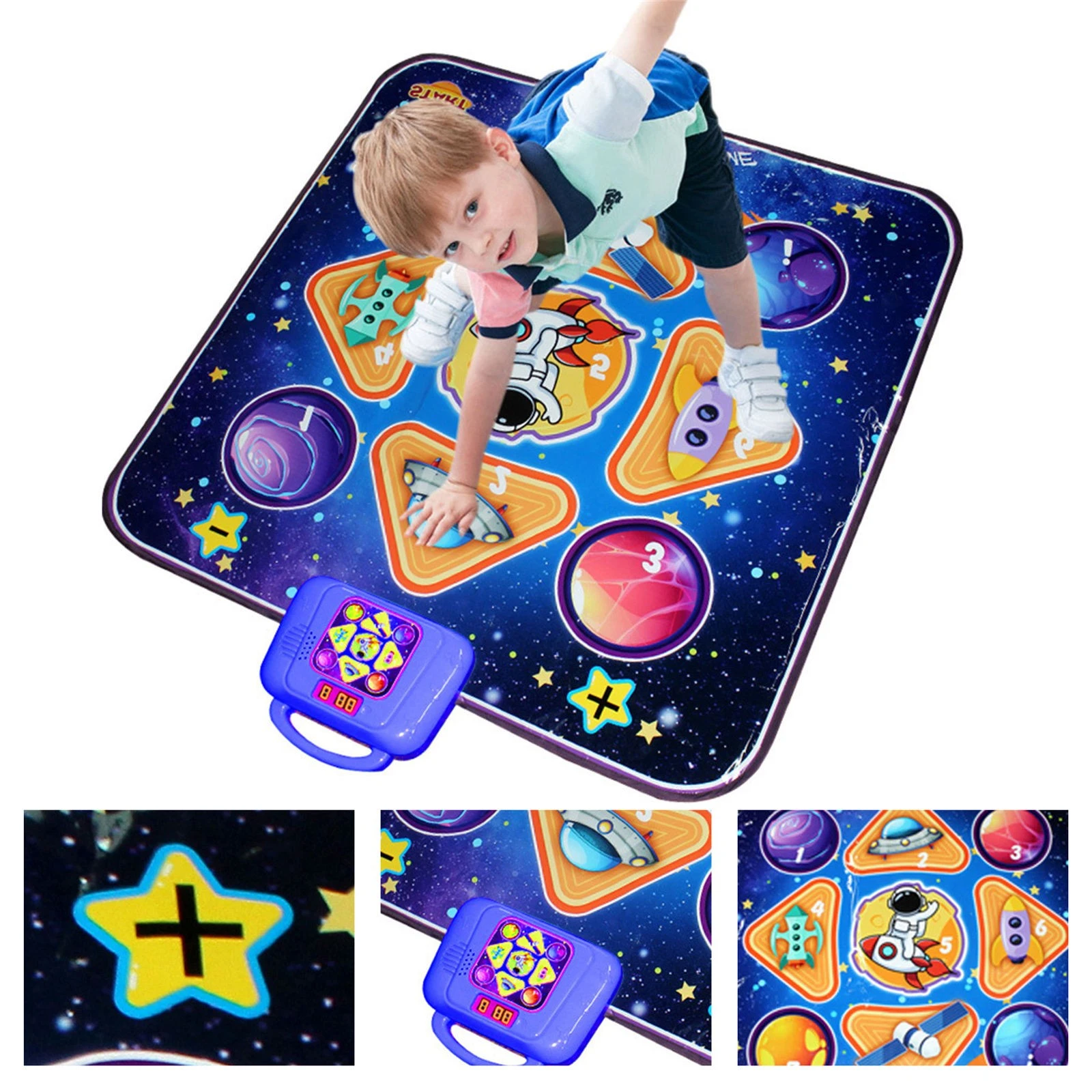 Estera de baile para niños, juguetes de volumen ajustable con música integrada, juegos de baile de 3 niveles de desafío, juguetes de de cumpleaños y Navidad| | - AliExpress