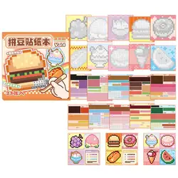 Vibrant Pixel Art Sticker Book: Creative Cartoon Collage & DIY Art Decor (D)