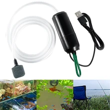 

USB Oxygen Pump Aquarium Oxygen Air Pump Fish Tank Air Compressor Aerator Portable Mini Small Oxygenator Aquarium Accessories