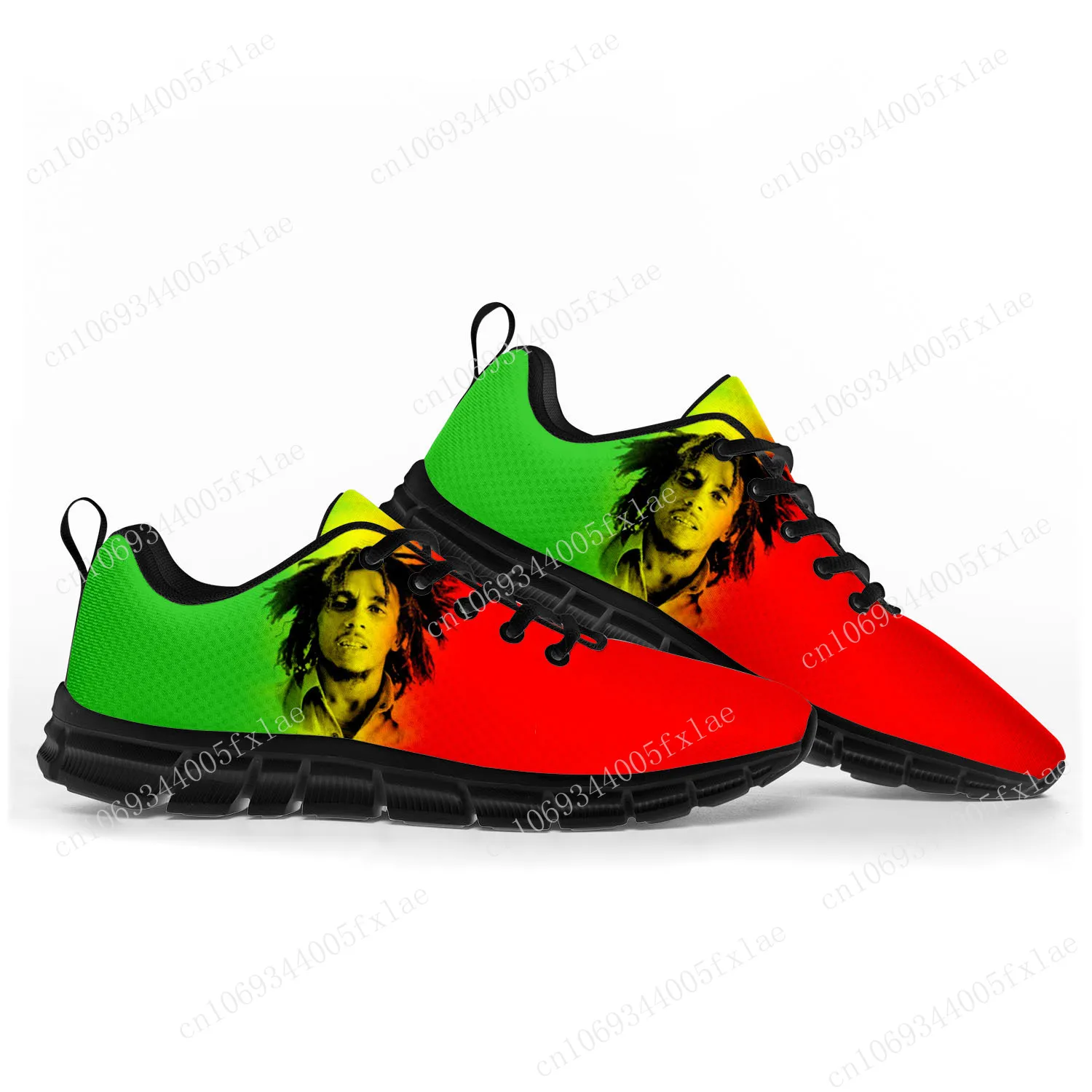 

Reggae Rock Music Star Bob Marley Sports Shoes Mens Womens Teenager Kids Children Sneakers Custom High Quality Couple Shoes