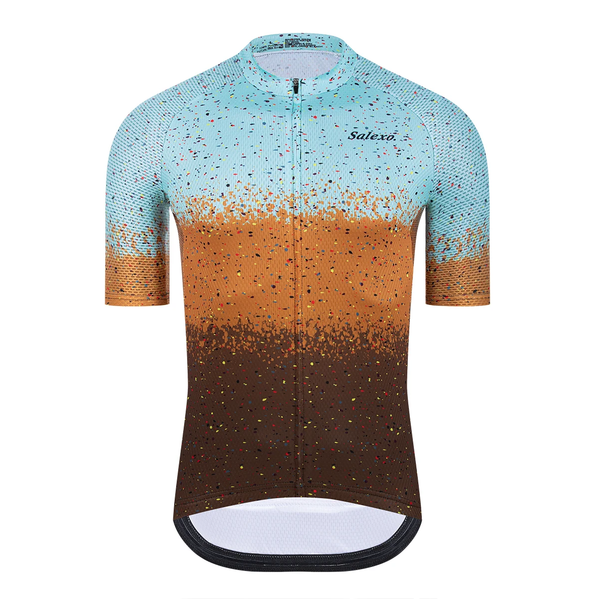 Star Dot Printing Cycling Jersey Men Short Sleeve Summer Bike Clothing MTB Bicycle Jersey Tops Outdoors Road Cycling Shirt