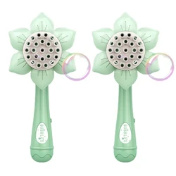 Dual - Function Water and Bubble Blaster Toy for Kids - Perfect for Parties, Outdoor Fun, and Gifts (2 Pieces Green)