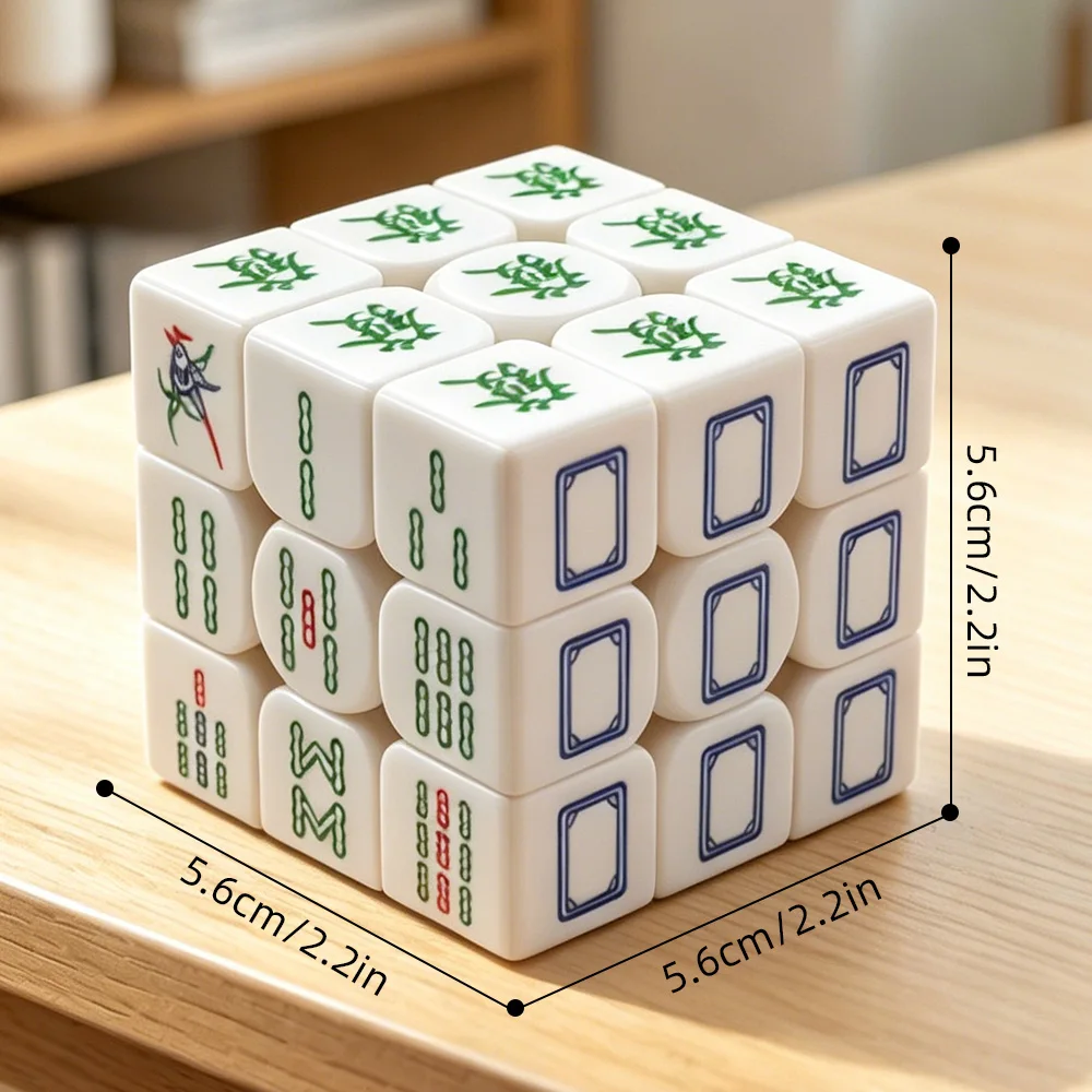 마작 3x3 큐브, 한자 퍼즐 큐브, 3x3x3 매직 큐브, 기념품 수집, 교육용 장난감, 퍼즐 게임 잠금 해제
