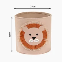 Baby Toy Storage Bucket Dirty Clothes Storage Basket Cute Clothes Storage Basket Baby Storage Basket Lion Shark Storage Felt 6