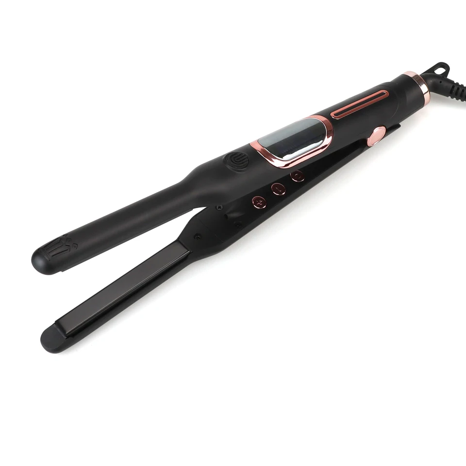 Pencil Flat Iron Mini Hair Straightener Fast Heating Beard Straightening Iron Small Flat For Short Hair Straightener