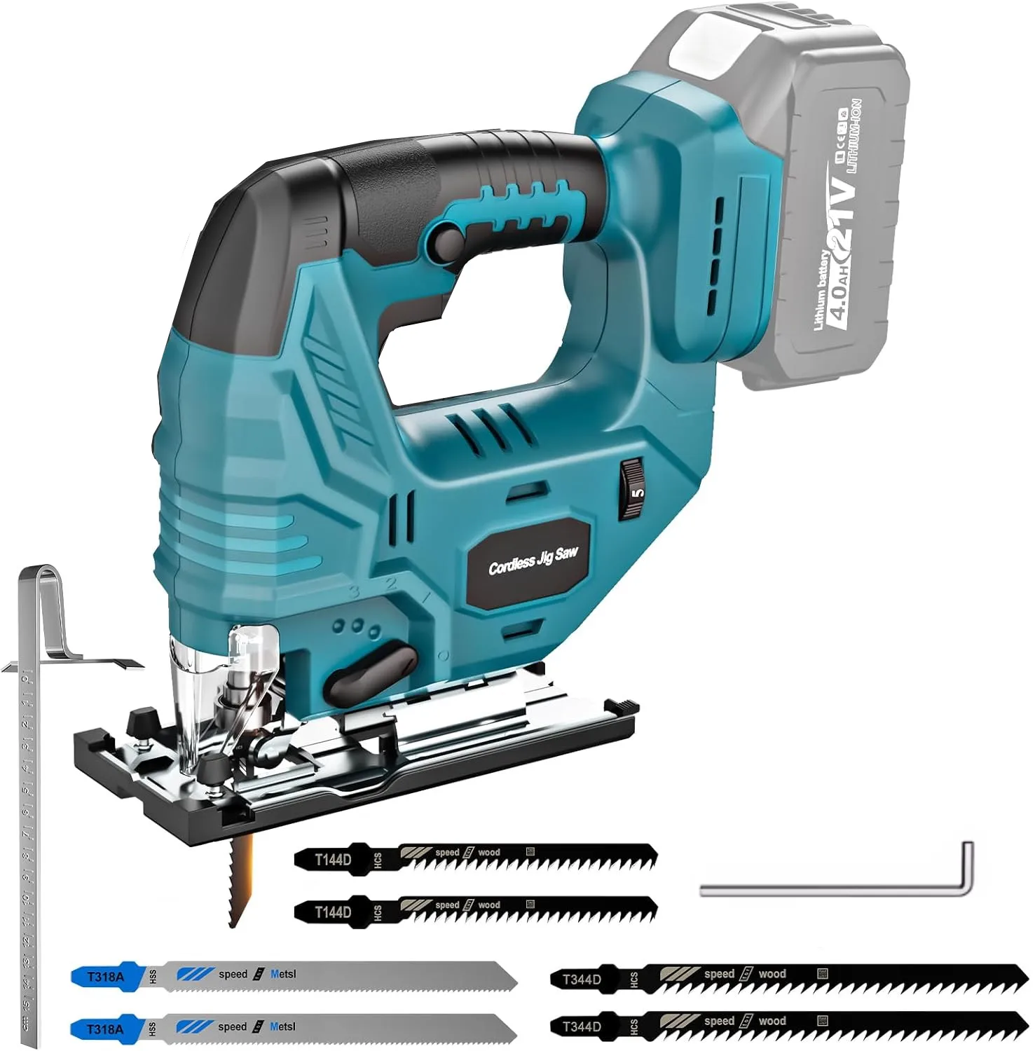 Brushless Cordless Jig Saw Multi-Function Electric Curve Saw Pipes Wood Cutting Tool Scroll for Makita 18V Battery Pin electric saw cordless jigsaw