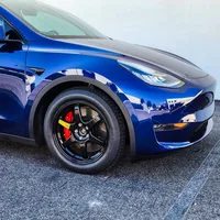 Complete Spare Wheel and Tire Kit for Model Y - Includes 18x4 Black Rim, 155/85R18 Spare Tire (28.5" Diameter) 2