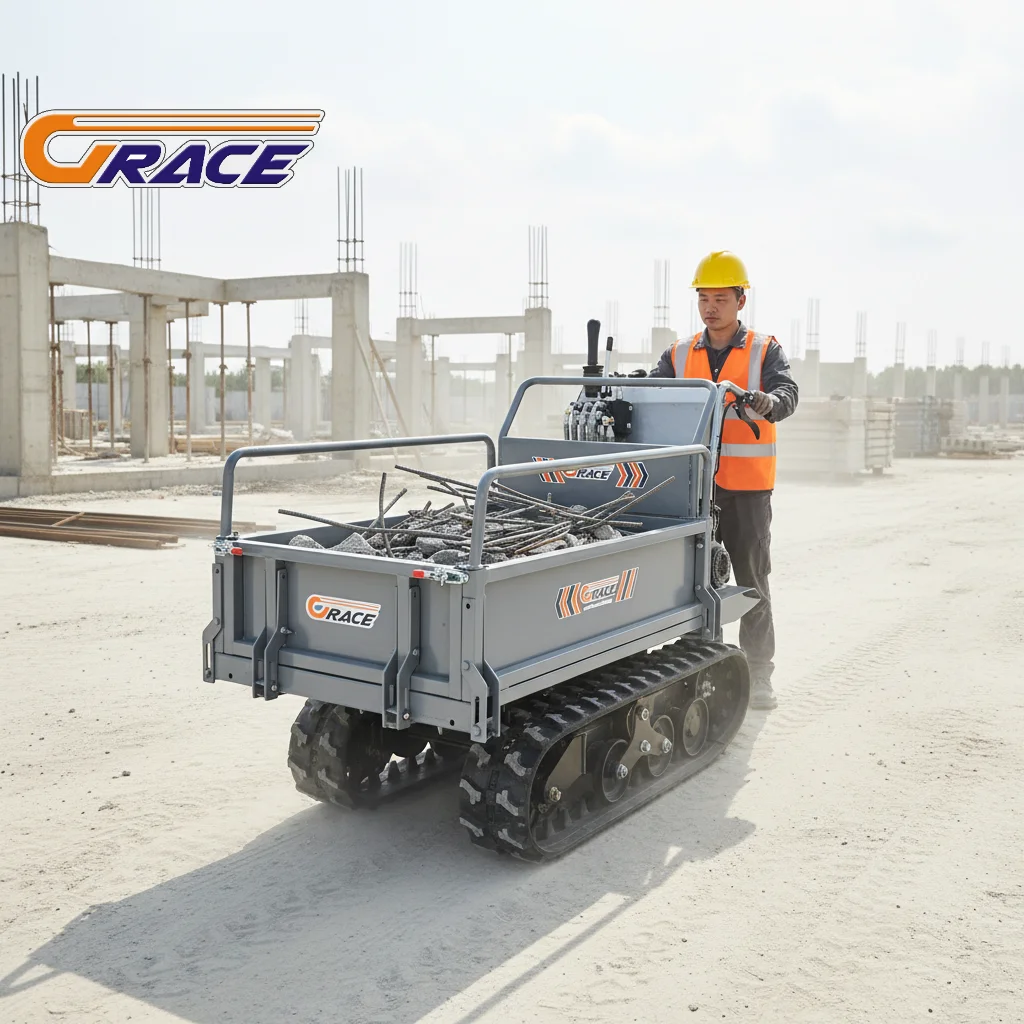 Mini-Dumper 600kg Kleiner Raupendumper EURO 5 EPA Schnelle Lieferung Hohe Qualität Direkt vom Hersteller