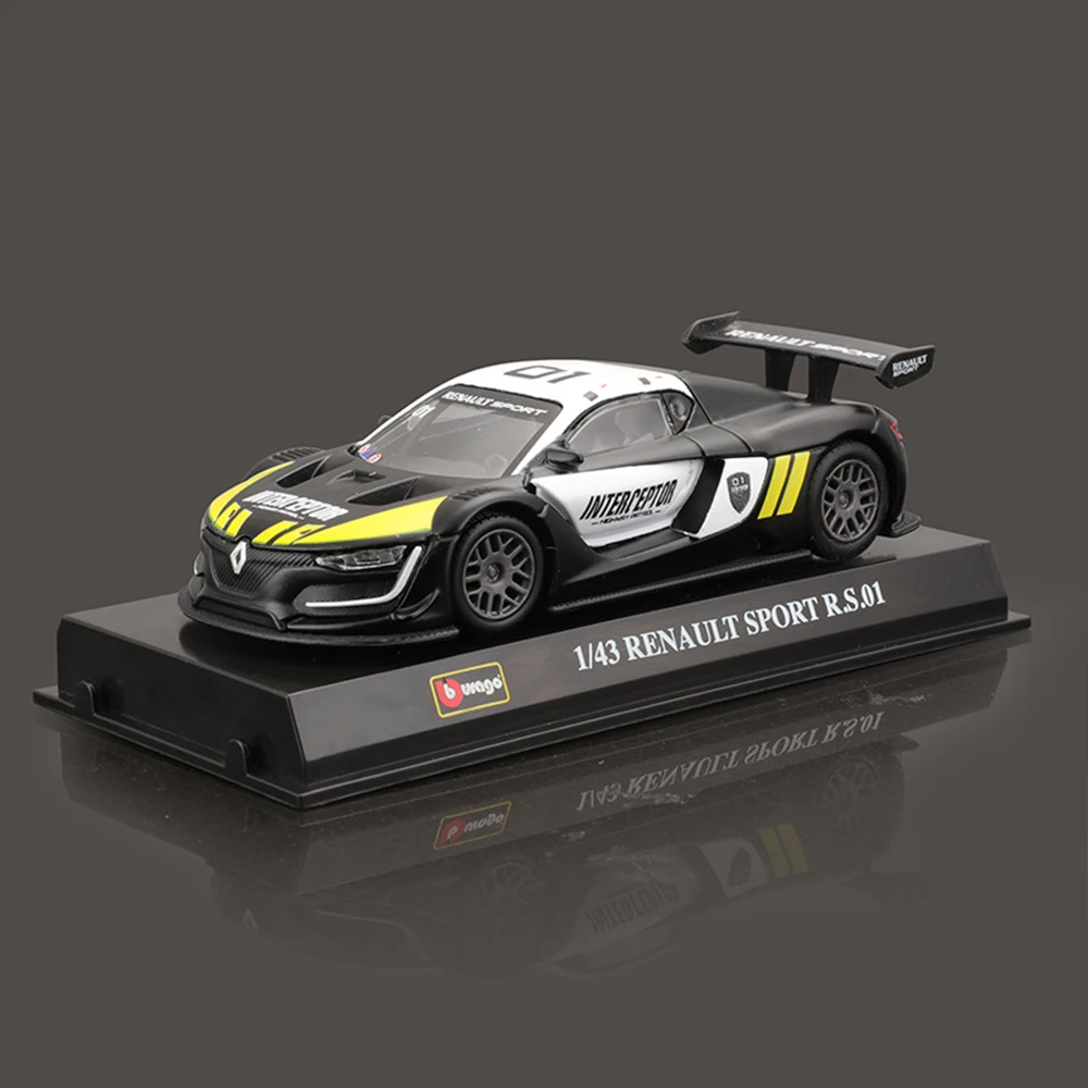 Bburago 1:43 Renault Sport R.S.01 Alloy Die-cast Car Model Collectible Miniature Cars Model Toys Children's Gift Original 6