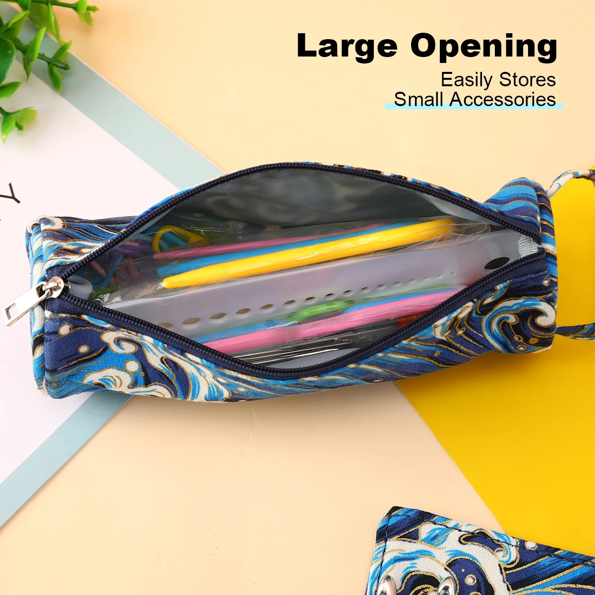Sewing Accessories Yarn Storage Bag Yarn Storage Organizer New Empty Portable Knitted Wool Bags Fashine Small Yarn Storage Bag Foldable Cerchet Hooks Bags for Sewing Tools Accessories Gif