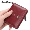 2024 Fashion Slim Women Wallets Mini Card Holder PU Leather Short Desigh High Quality Female Purse Coin Holder Women Wallets 1