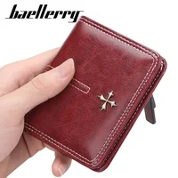 2024 Fashion Slim Women Wallets Mini Card Holder PU Leather Short Desigh High Quality Female Purse Coin Holder Women Wallets 1