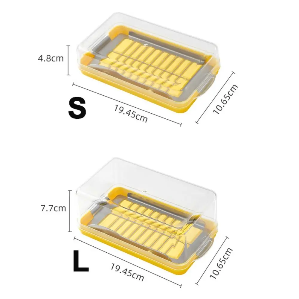Butter Cheese Cutter Storage Box with Lid Household Kitchen Baking Food Butter Refrigerator Fresh Keeper Container Baking Tool