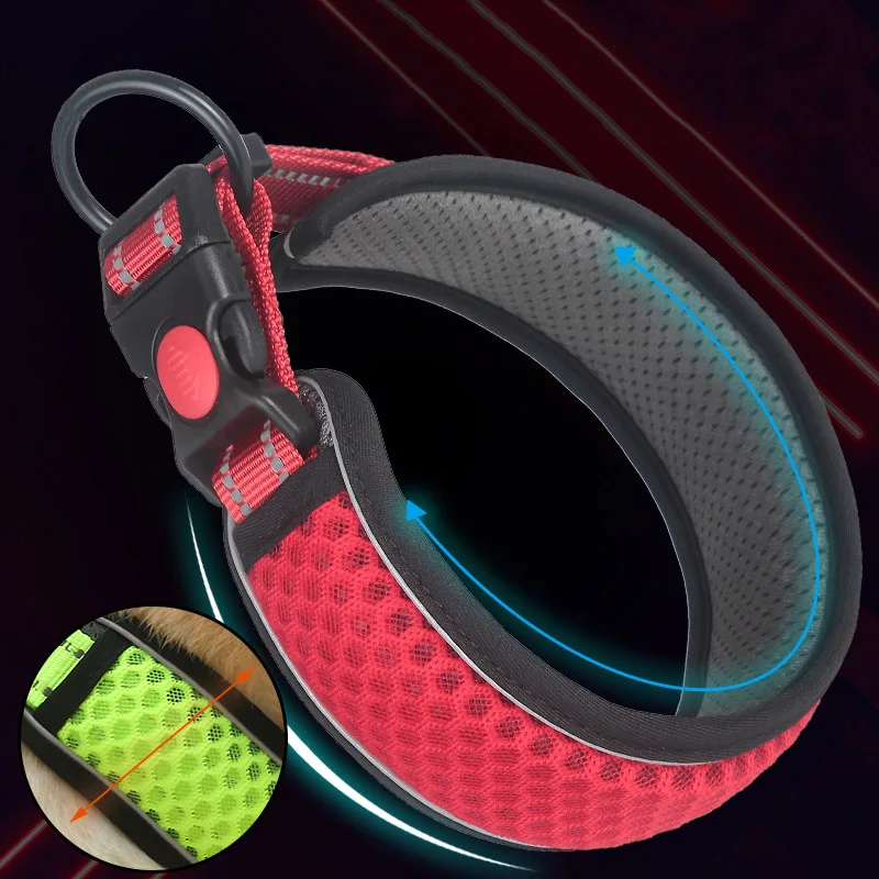 Reflective Breathable Dog Collar 4