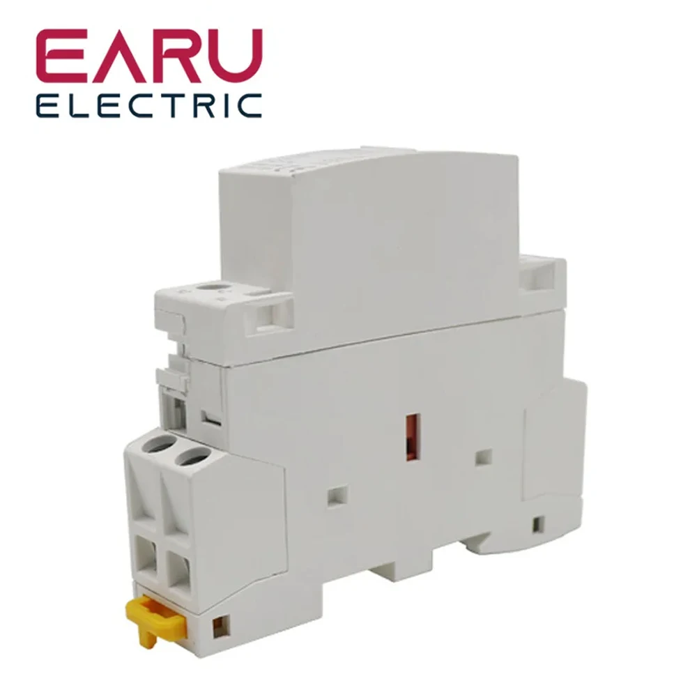 Earu EACT-2P-25A Modular AC Contactor for Earu Home Rail Mounted DIN DC 12 V, 24 V, AC 110 V, 220 V, 50/60 Hz, 2 Poles, 16 A, 20 A, 25 A, 2 NO, 2 NC , 1 NO, 1 NC, for smart home - Image 6