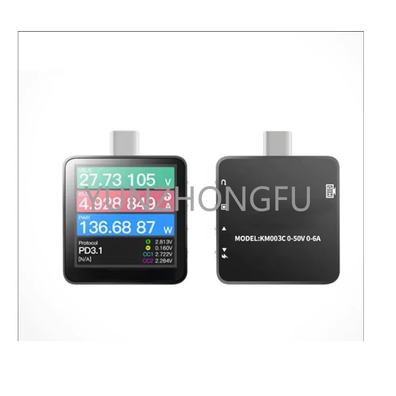 

USB PD3.1 Protocol 48V Range Dual Type-C Tester KM003C