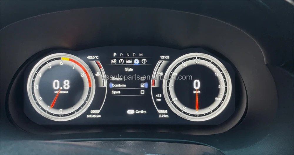 Digital Speedometer Hilux Revo Rocco LCD Cluster Dashboard Fortuner Meters