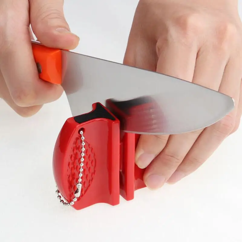 Portable Mini kitchen Knife Sharpener Two-stage Camping Pocket nife  Sharpener