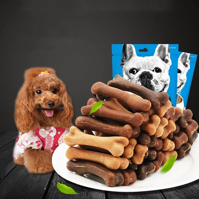 Dog Snacks Dog Teeth Cleaning Sticks Pet Food Bone Chew Snacks Bite Resistant Training Pet Food Small Medium-sized Teddy dog snacks