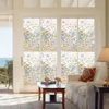 1pc Colorful Crescent Geometric Pattern Electrostatic Glass Window Film Privacy Film For Office Bedroom Bathroom Home Decor 1pc 3