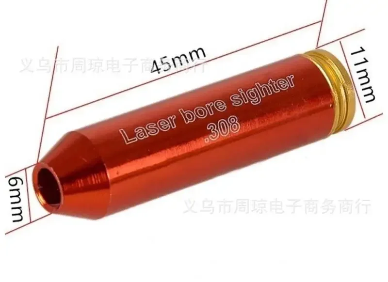 12 Gauge Caliber Laser Bore sight Training for 177 9mm Hunting Gun Laser 12GA 20GA .223 .308 7.62x39 Boresighter
