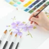 11pcs Round Paint Brush Basic Set for Watercolor, Acrylic, Gouache, Ink, and Tempera Painting 5